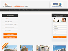 Tablet Screenshot of meilleurinvestissement.com